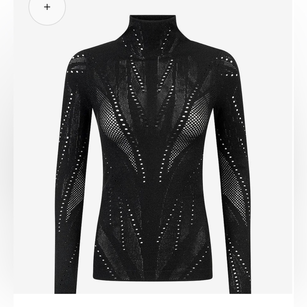 MES DEMOISELLES
BOMBAY SWEATER - BLACK size 2